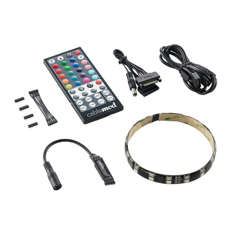 CableMod - Widebeam Hybrid RGB/UV LED KIT - 30cm - إضاءة